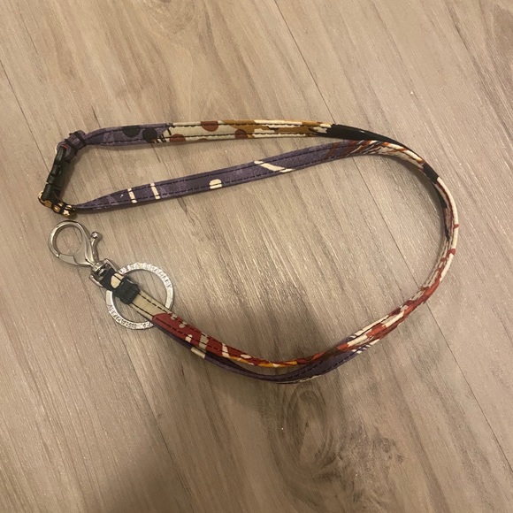 Vera Bradley Painted Feathers Lanyard - Picture 1 of 3